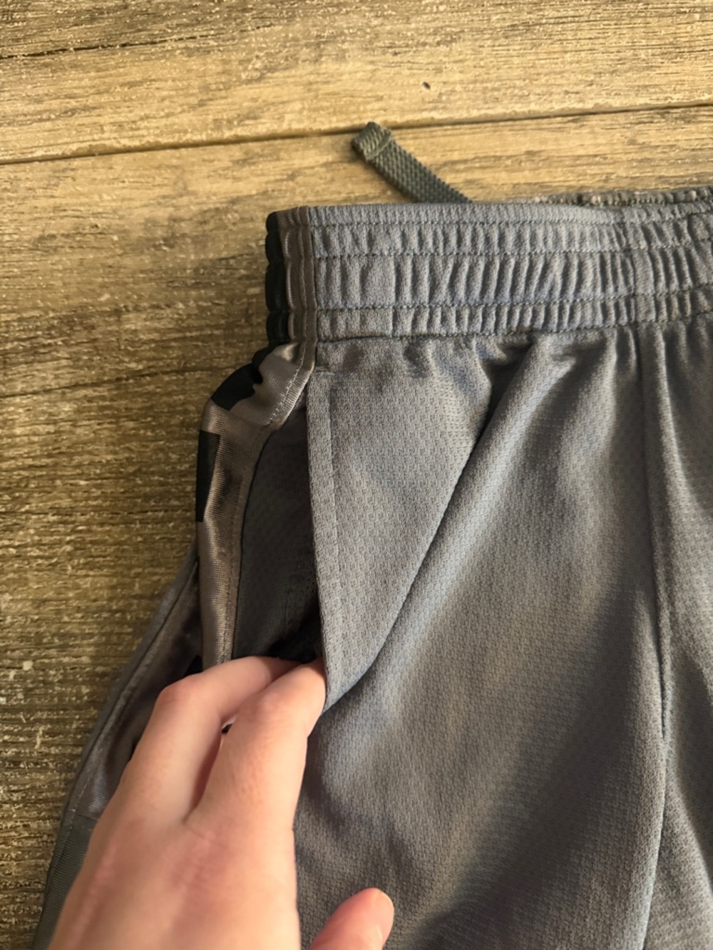 Nike boys mesh gray and black set of 2 shorts - Picture 7 of 9